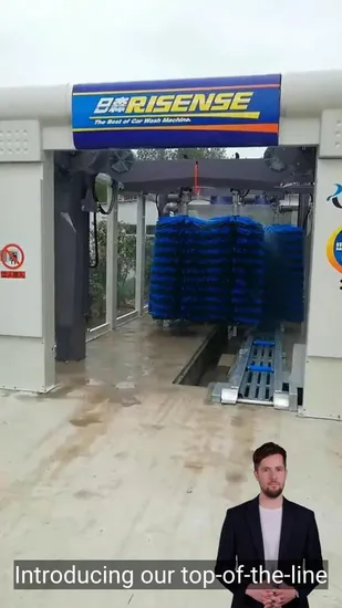 Full Automatic Tunnel Nine Brushes Car Wash Equipment Cc-690 car washing machine